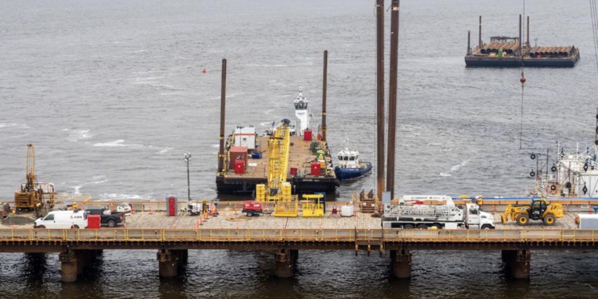 Les travaux du pont de l'île d'Orléans reprennent