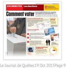 Jour d’élection! Détails ici…