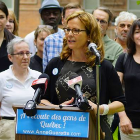 Anne Guérette encouragée