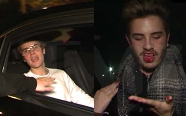 Vidéo: Justin Bieber frappe un fan en plein visage