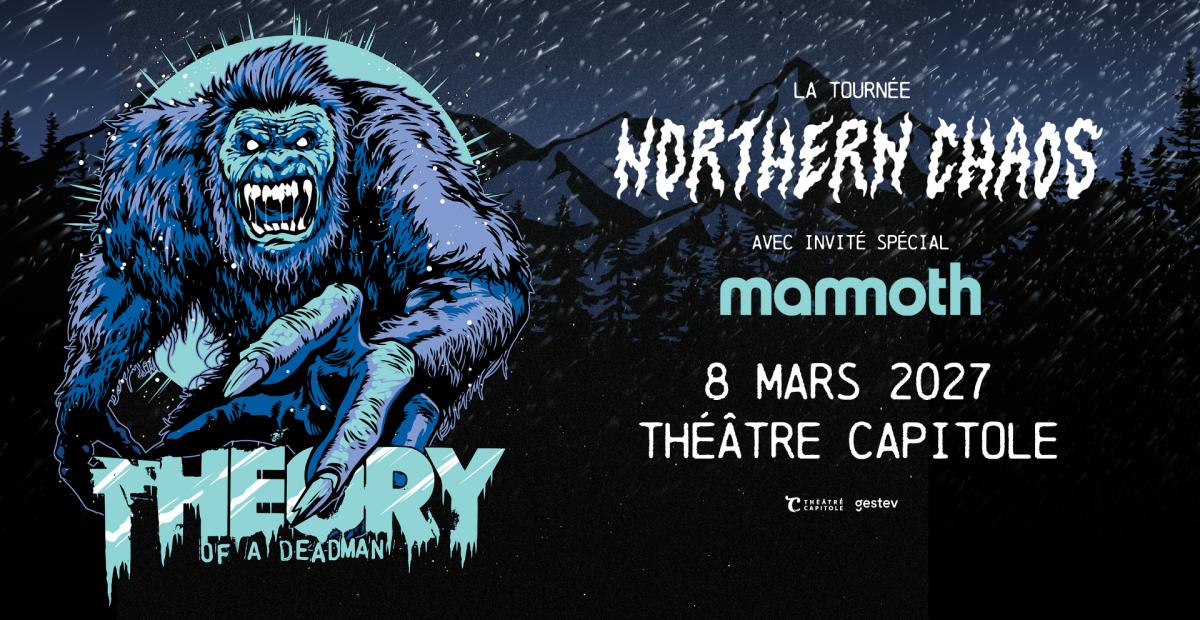 BLVD 102,1 vous envoie au show de Theory of a deadman & Mammoth