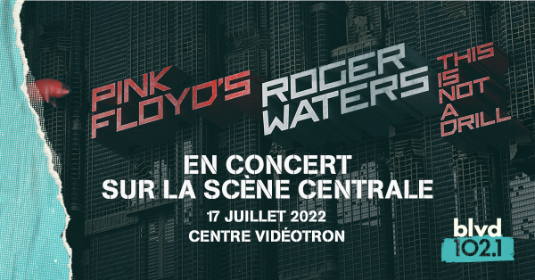 Gagnez votre paire de billets pour Roger Waters au Centre Vidéotron!