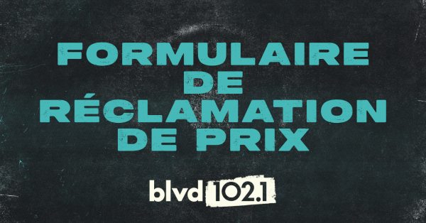 Formulaire de réclamation de prix