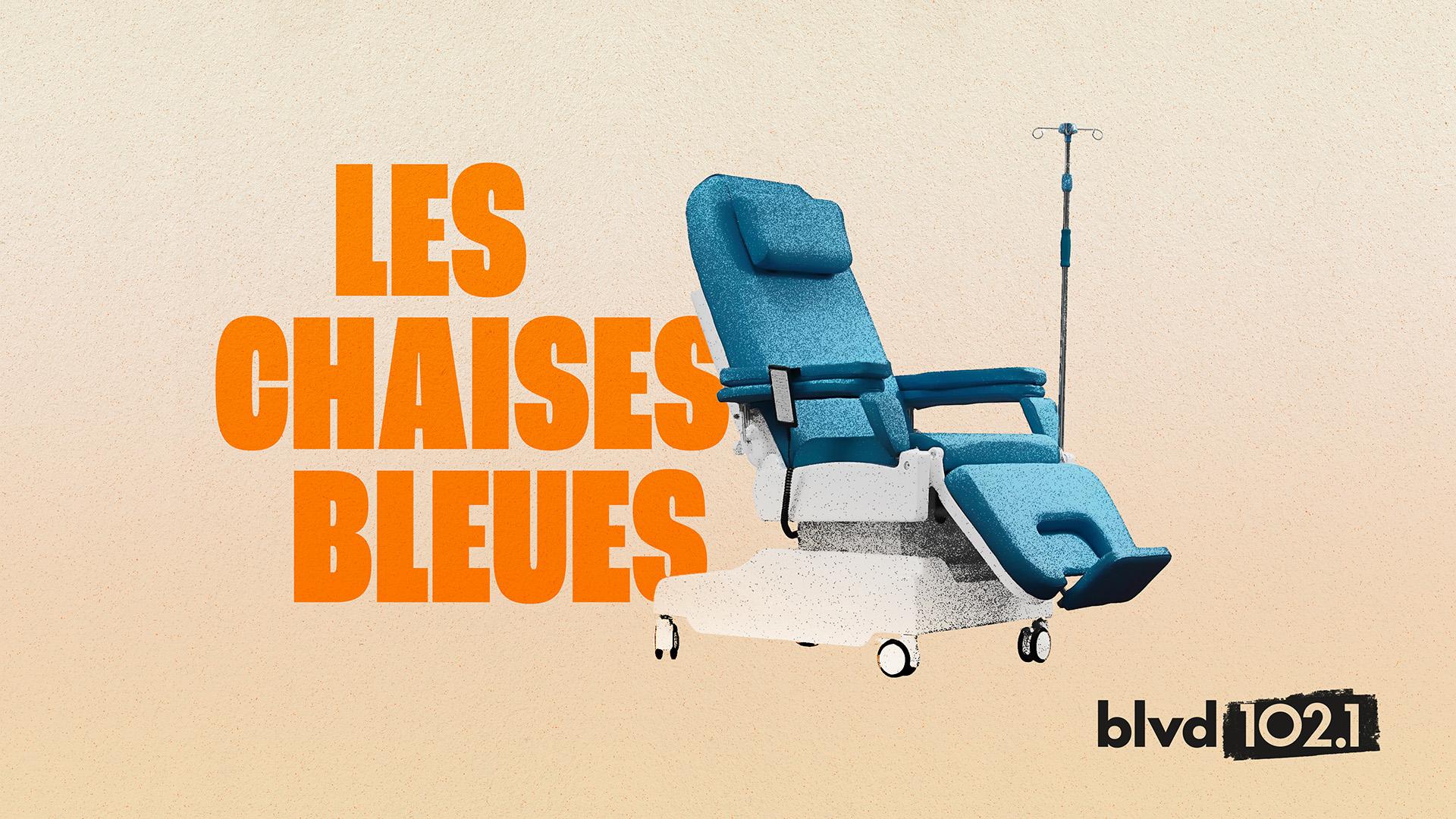 Les chaises Bleues
