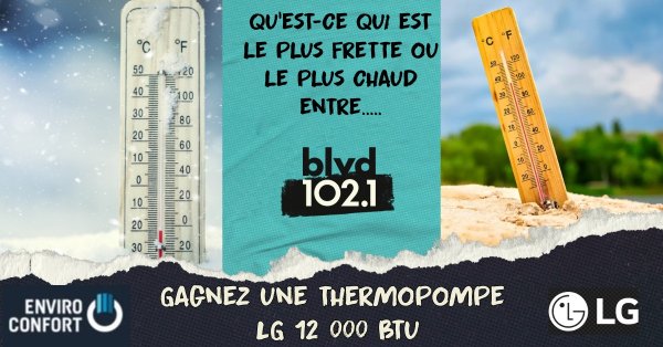 Les questions ‘’chaud ou frette’’ avec Enviro Confort