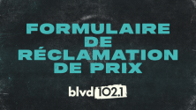Formulaire de réclamation de prix 
