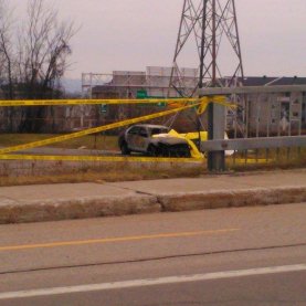 Voiture incendiée à Lévis