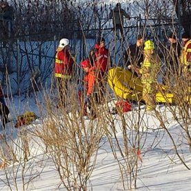 Un homme rescapé d'une conduite d'eau derrière le Domaine Maizeret Un homme rescapé d'une conduite d'eau derrière le Domaine Maizeret