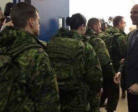 Grand départ pour des militaires de Valcartier Grand départ pour des militaires de Valcartier
