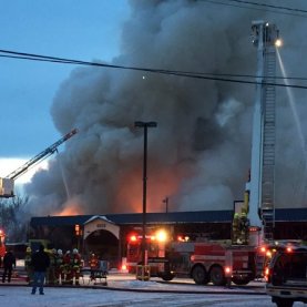 Incendie à L'Ancienne-Lorette