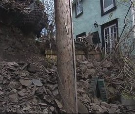 Éboulement à Québec Éboulement à Québec