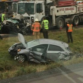 PHOTO du grave accident sur l'autoroute 20 PHOTO du grave accident sur l'autoroute 20