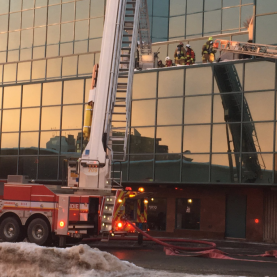 Incendie maitrisé à Place de la Cité