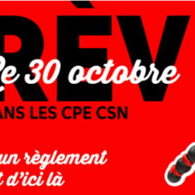 Grève dans les CPE Grève dans les CPE