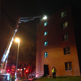 Incendie criminel dans un immeuble pour personnes âgées de 60 logements