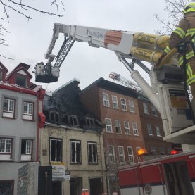 Incendie majeur dans le quartier du Vieux-Port Incendie majeur dans le quartier du Vieux-Port