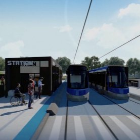 Tramway : les travaux d'abord à l'ouest Tramway : les travaux d'abord à l'ouest