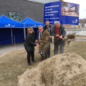 4.5M$ pour agrandir le centre communautaire des Chutes