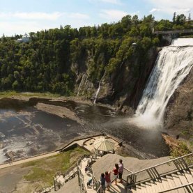 Passerelle de 150m au Parc de la chute Montmorency