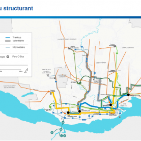 Les commerçants favorables au réseau de transport structurant