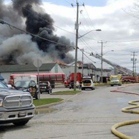 Incendie majeur à Lévis Incendie majeur à Lévis