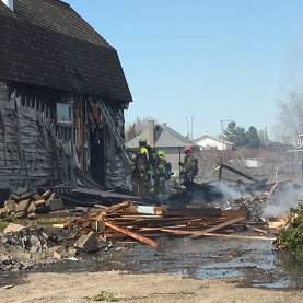 Incendie près de l'aéroport