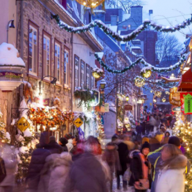 Hausse du tourisme, à Québec, cet hiver. 