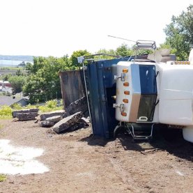 Un camionneur l'a échappé belle à Beauport