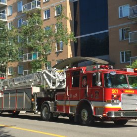 Incendie dans un jumelé de Sainte-Foy