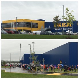 4,000 personnes pour l'ouverture du IKEA 4,000 personnes pour l'ouverture du IKEA
