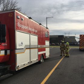 Corps aperçu dans la rivière Saint-Charles