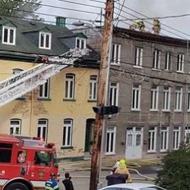 Incendie majeur dans Saint-Jean-Baptiste