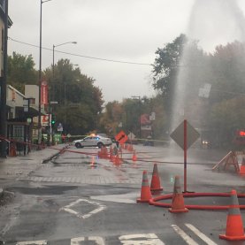 Fuite de gaz en haute-ville de Québec