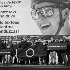 Initiative de Louis Garneau contre les textos au volant