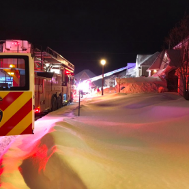 Résidence incendiée à Ste-Foy Résidence incendiée à Ste-Foy