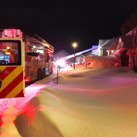 Résidence incendiée à Ste-Foy