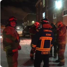 12 personnes à la rue à la suite d'un incendie 12 personnes à la rue à la suite d'un incendie