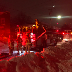 Un incendie jette 7 personnes à la rue 