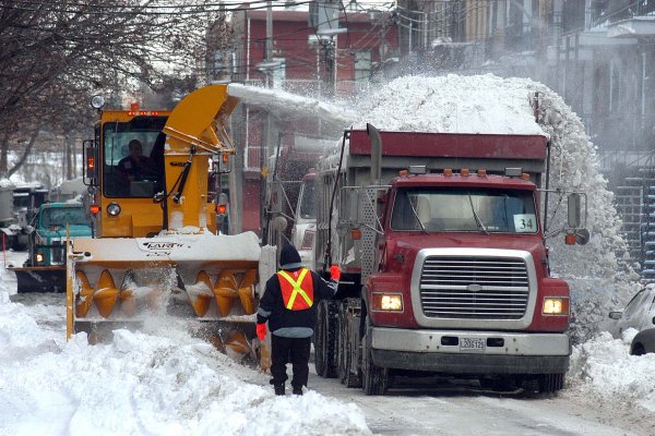 Ivre au volant de son véhicule de déneigement