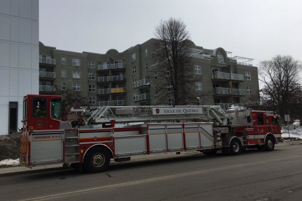 Début d'incendie dans le quartier Saint-Sacrement