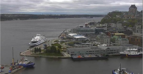 Le Saaremaa arrive à Québec Le Saaremaa arrive à Québec
