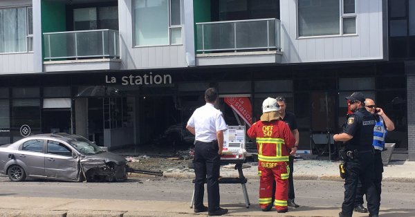 12 blessés dans un grave accident coin Charest et Langelier