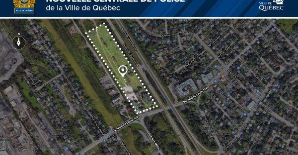 La future centrale de police sera érigée sur Louis XIV La future centrale de police sera érigée sur Louis XIV