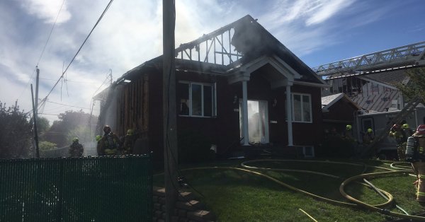 Incendie majeur dans le secteur Saint-Émile à Québec