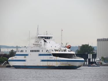 Le Saaremaa en route pour Matane