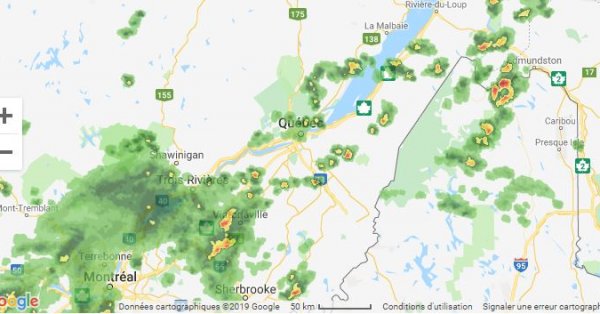 Alerte météo: veille d'orage violent