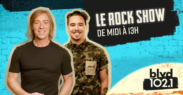 BLVD 102,1 complète son virage rock avec une nouvelle émission du midi