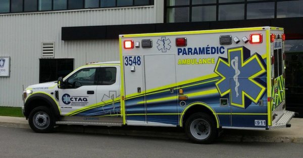 Une ambulance toujours présente sur l'île d'Orléans pendant les travaux au pont Une ambulance toujours présente sur l'île d'Orléans pendant les travaux au pont