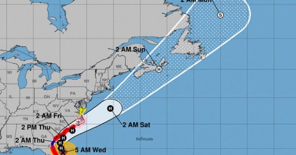 Après les Bahamas, Dorian s'attaque à la côte EST américaine Après les Bahamas, Dorian s'attaque à la côte EST américaine