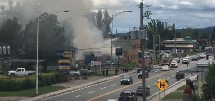 Incendie à Sainte-Anne-de-Beaupré